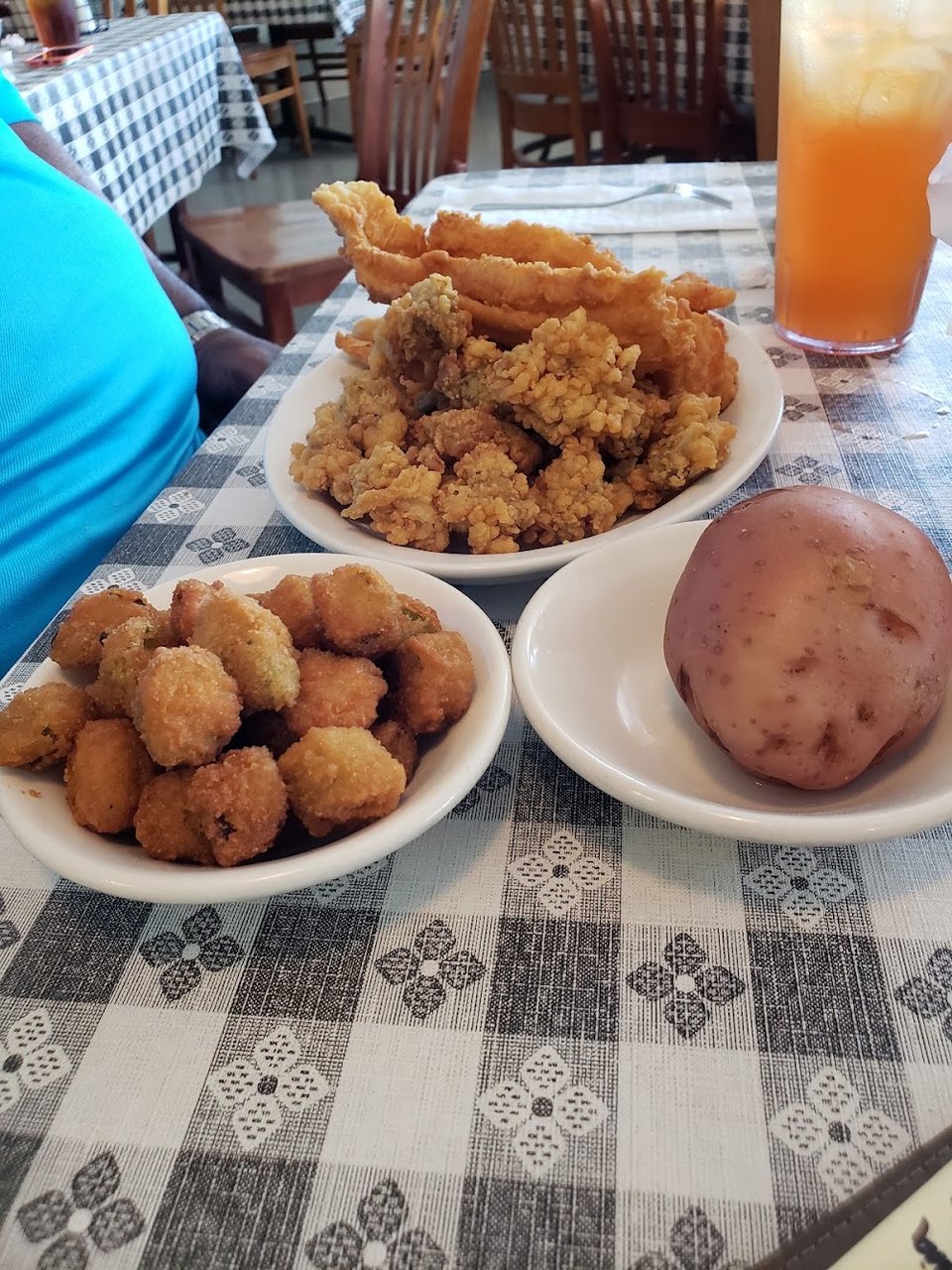 Fried Shrimp & Flounder Combo